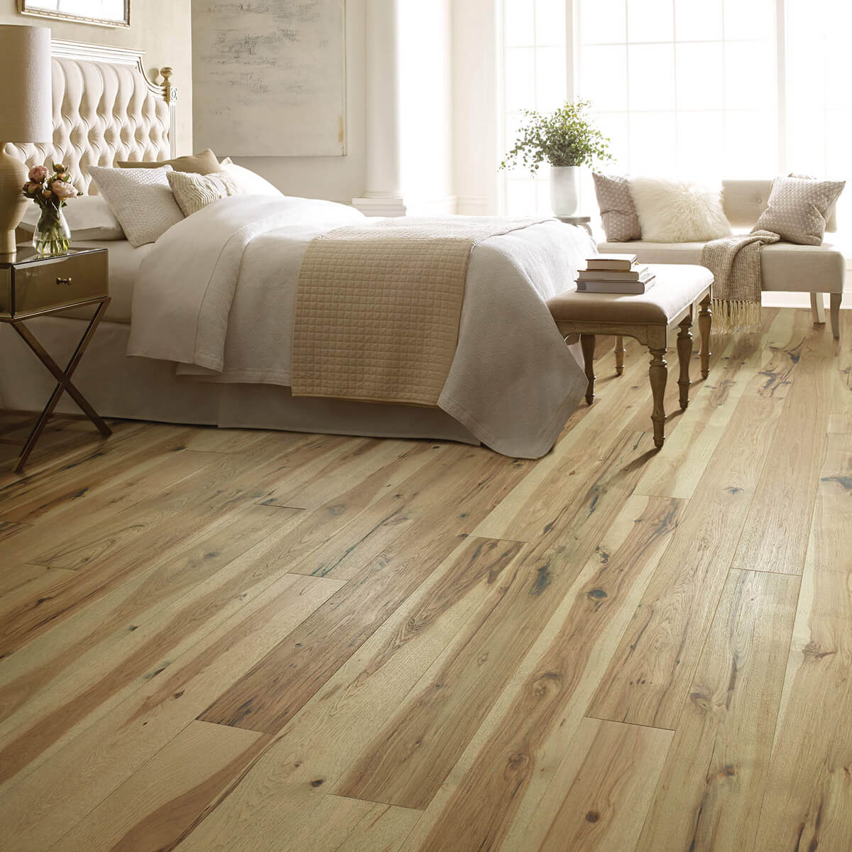 Bedroom hardwood flooring | The FloorWorks | Bethlehem, NH